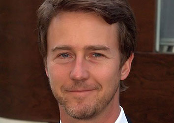 Attore famoso Edward Norton