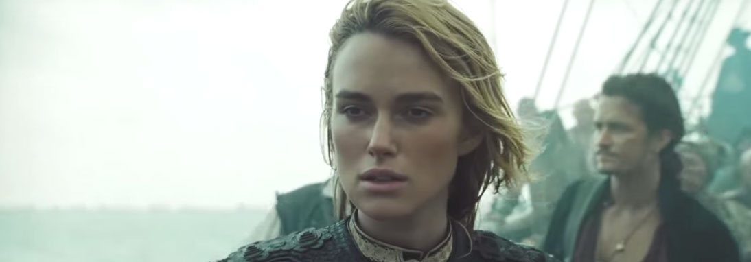 Attore famoso Keira Knightley in pirati dei caraibi