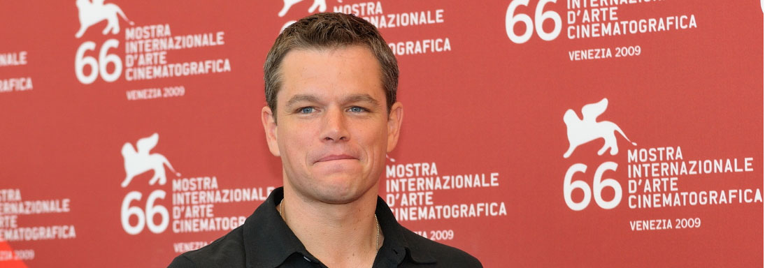 Attore famoso americano Matt Damon filmografia