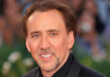 Attore famoso Nicolas Cage
