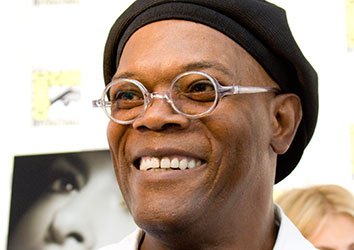 Attore famoso Samuel l.  Jackson